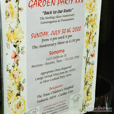 The Garden Party <br><small>July 30, 2000</small>