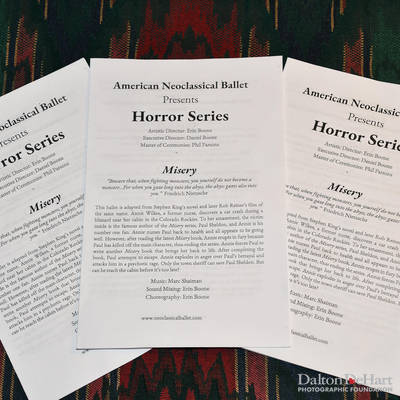 American Neoclassical Ballet 2019 - Horror Series Presented At Match  <br><small>Oct. 23, 2019</small>