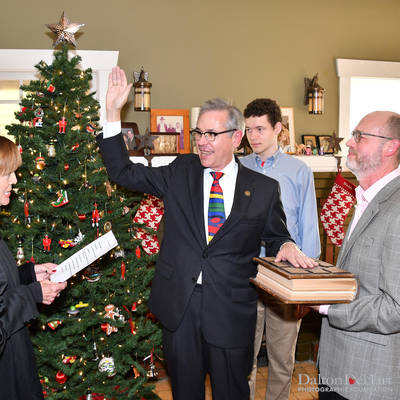 Justice-Elect Charles Spain Swearing-In Ceremony at The Home Of Charles Spain & John Adcock <br><small>Jan. 1, 2019</small>