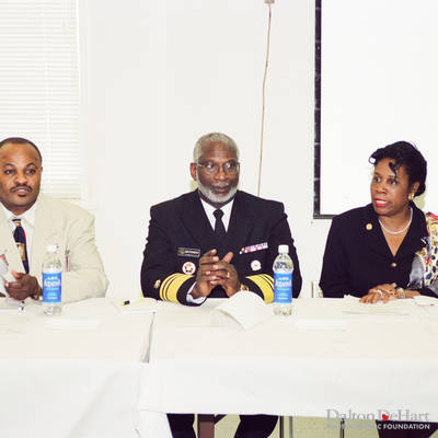 Surgeon General David Satcher and Sheila Jackson Lee <br><small>April 30, 2001</small>