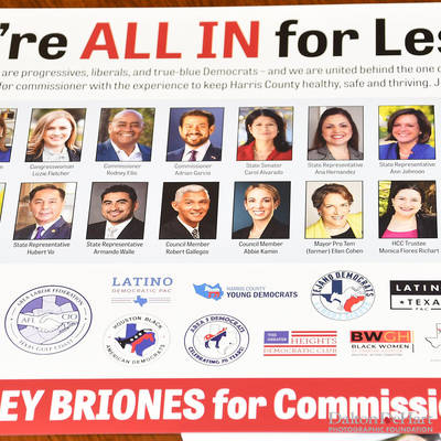 Lesley Briones For Harris County Commissioner, Pct. 4, Field Office Launch Party, 9440 Bellaire, Suite 200, Houston, Texas 77036  <br><small>March 26, 2022</small>