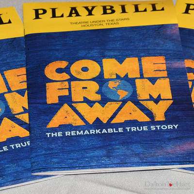 Tuts Presents ''Come From Away'' Out At Tuts Sponsored By Tuts & Outsmart Magazine At The Hobby Center For The Performing Arts  <br><small>March 31, 2022</small>