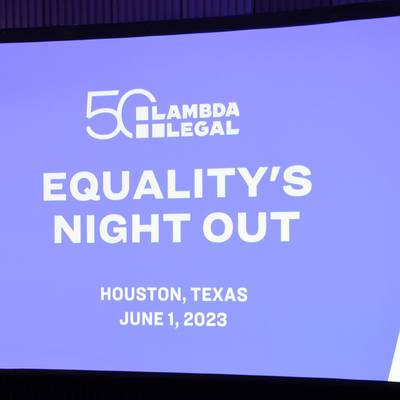 Lambda Legal Hosts Equality'S Night Out Houston To Celebrate Lambda Legal'S 50Th Anniversary To Welcome Shelly Skeen As The New South-Central Regional Director At Ronin Harrisburg <br><small>June 1, 2023</small>