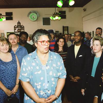 Reception for the James Byrd Jr. Hate Crimes Law <br><small>July 15, 2001</small>