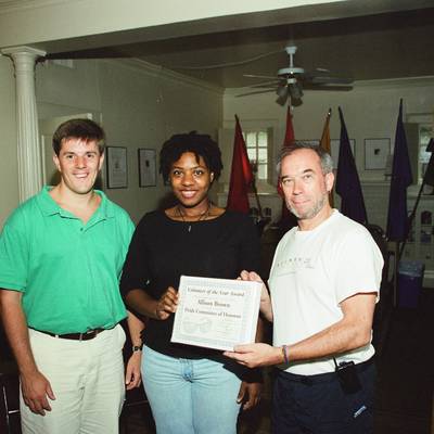 Pride Committee Volunteer of the Year Award - Allison Brown <br><small>July 27, 2001</small>