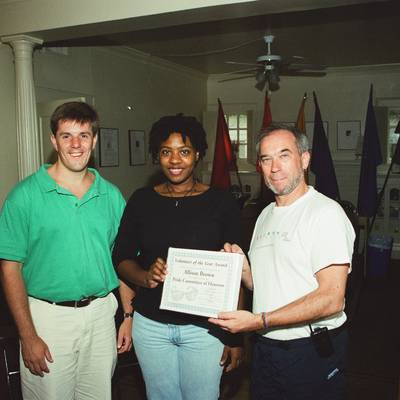 Pride Committee Volunteer of the Year Award - Allison Brown <br><small>July 27, 2001</small>