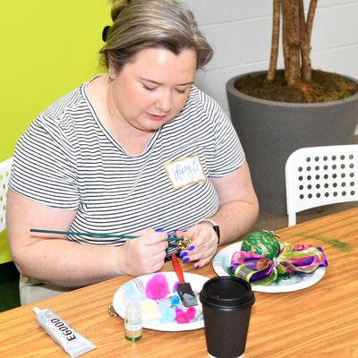 Greater Houston Lgbt Chamber & Robert Shipman Flowers & Events Decorate The Chamber'S Pride Tree  For Display At The Alley Theatre'S Deck The Trees <br><small>Nov. 4, 2023</small>