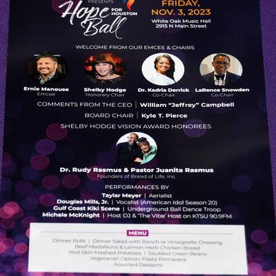 Allies In Hope Presents Hope For Houston Ball 2023 At White Oak Music Hall <br><small>Nov. 3, 2023</small>