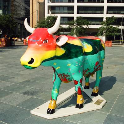Houston Cow Parade - Kermit Eisenhut <br><small>Nov. 10, 2001</small>