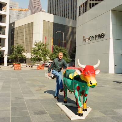 Houston Cow Parade - Kermit Eisenhut <br><small>Nov. 10, 2001</small>