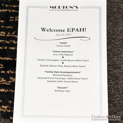 EPAH 2019 - July 2019 Dinner Meeting At Morton'S Steakhouse  <br><small>July 16, 2019</small>
