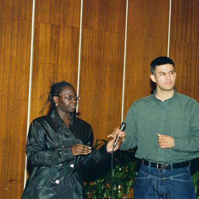 Run-Off Candidates Debate at Rice University <br><small>Nov. 20, 2001</small>