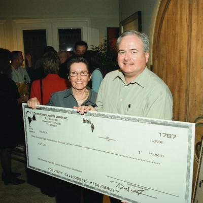 Black Tie Dinner - Distribution of Money <br><small>Dec. 5, 2001</small>