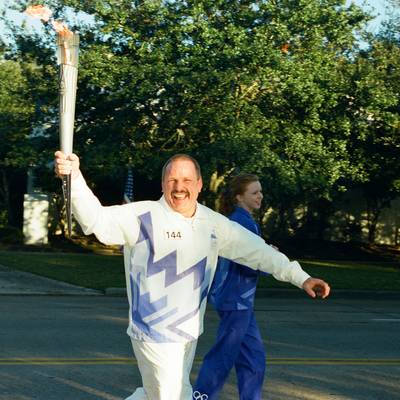 Roy Green - Olympic Torch <br><small>Dec. 10, 2001</small>