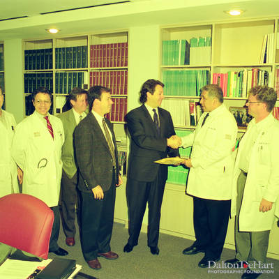 Oncol presented funds to The Assitance Fund <br><small>April 13, 1995</small>
