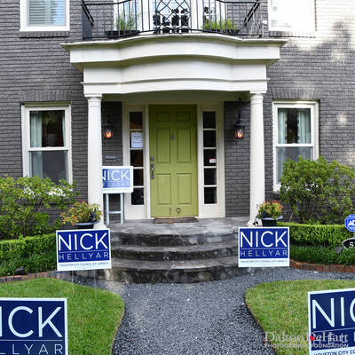 Nick Hellyar For Houston City Council At-Large 4 2019 - Fundraiser At Home Of George Hawkins & Dr. Garret Madderra  <br><small>Oct. 10, 2019</small>