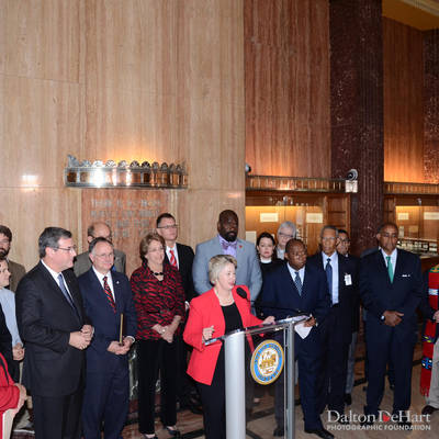 Mayor Annise Parker - Press Conference Announcing The Support Of The Houston Equal Rights Ordinance & Party At Guava Lamp  <br><small>May 13, 2014</small>