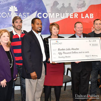 Lone Star Veterans Association 2018 - Ribbon Cutting For Comcast Computer Lab At Combined Arms  <br><small>Nov. 1, 2018</small>