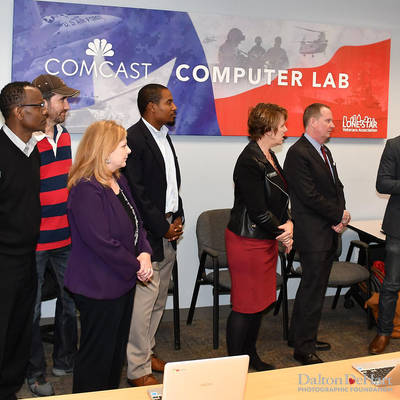 Lone Star Veterans Association 2018 - Ribbon Cutting For Comcast Computer Lab At Combined Arms  <br><small>Nov. 1, 2018</small>